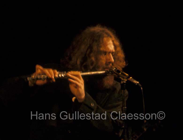 Ian Anderson, Jethro Tull, plays the Flute at Stockholm Konserthus 9/1/69. 